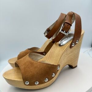 Michael Kors Brown Suede Women's Sandals